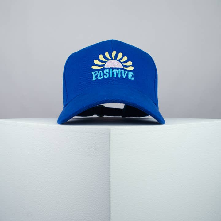 82% Positive Baseball Cap - My Mood Collection for wholesale by Hatty Hats Embroidery