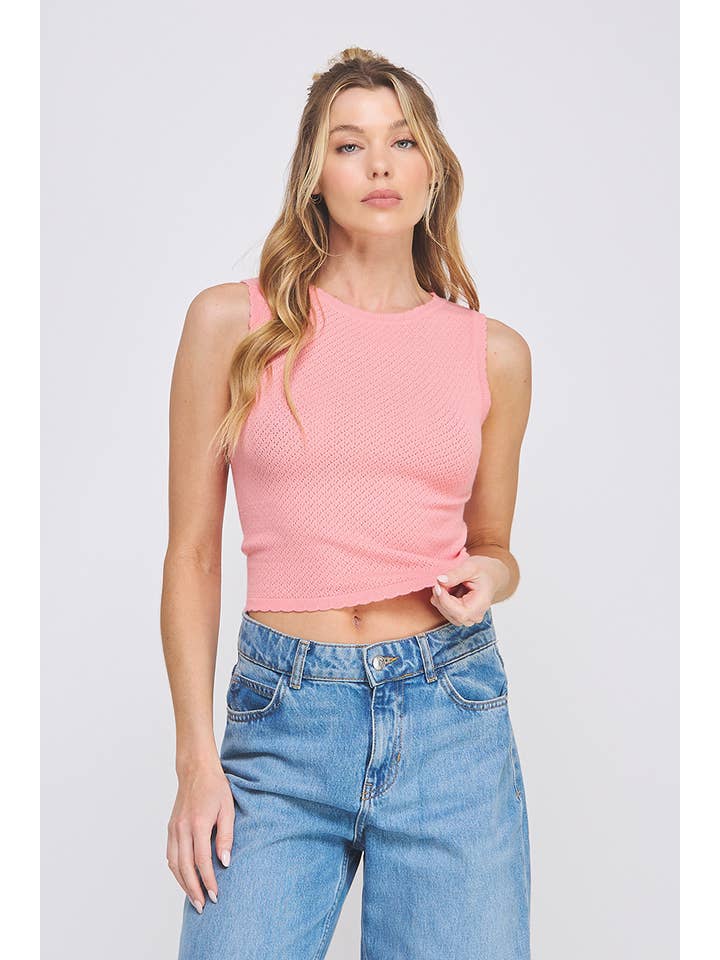 Allie Rose - Wholesale Tank Top - Women's - Soft Fine Gauge Delicate Pointell Tank8