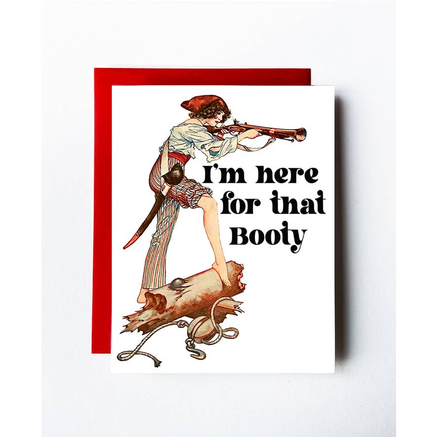 The Twentieth - Wholesale Love Card - Art Deco Pirate Booty Card