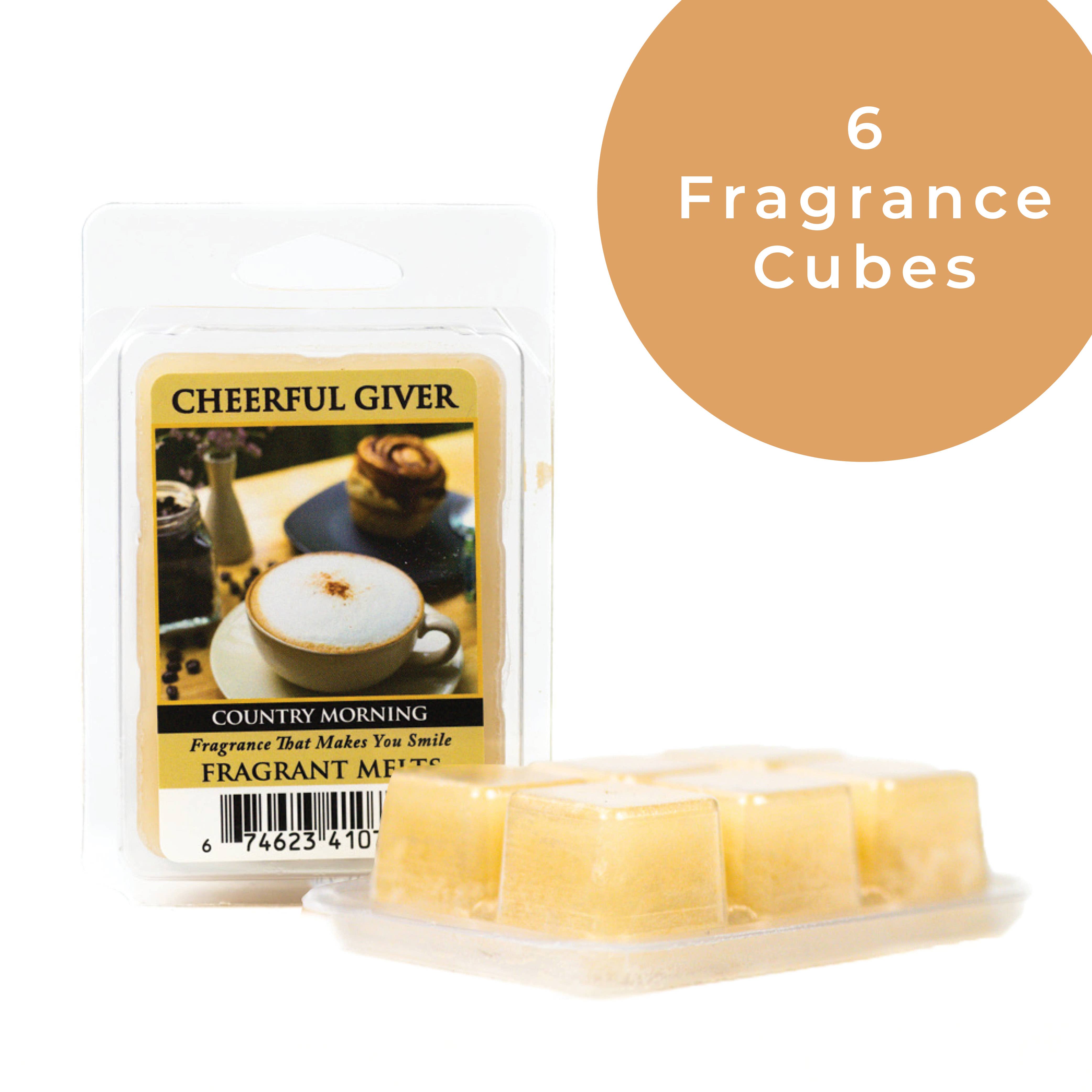 A Cheerful Giver - Vendita all'ingrosso Cialde di cera - Melts (confezione da 8) - Country Morning1