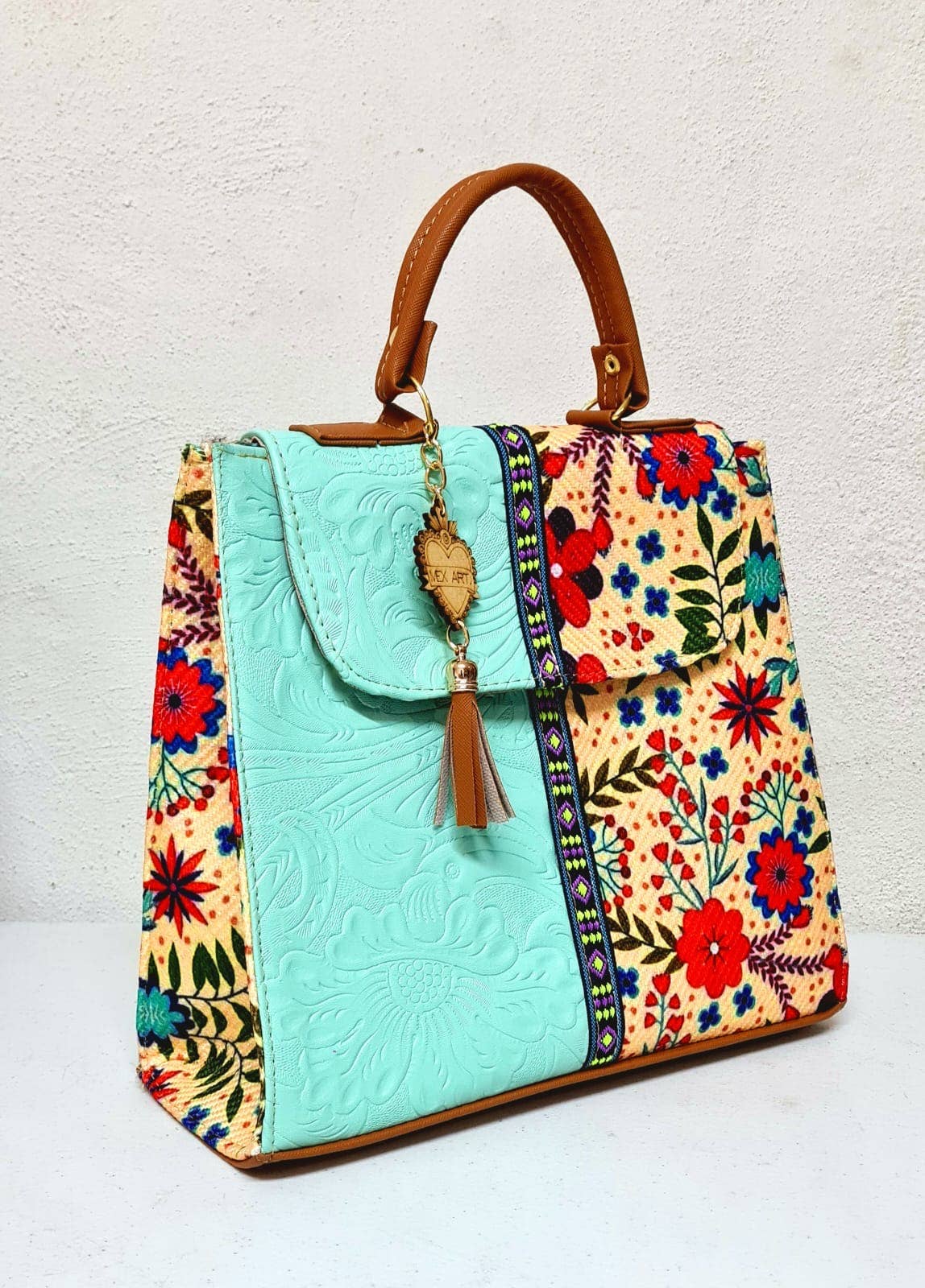 GMCE Global Trading, LLC - Wholesale Backpack - Women's - Handcrafted Artisan Backpack Embroidered Jute 16