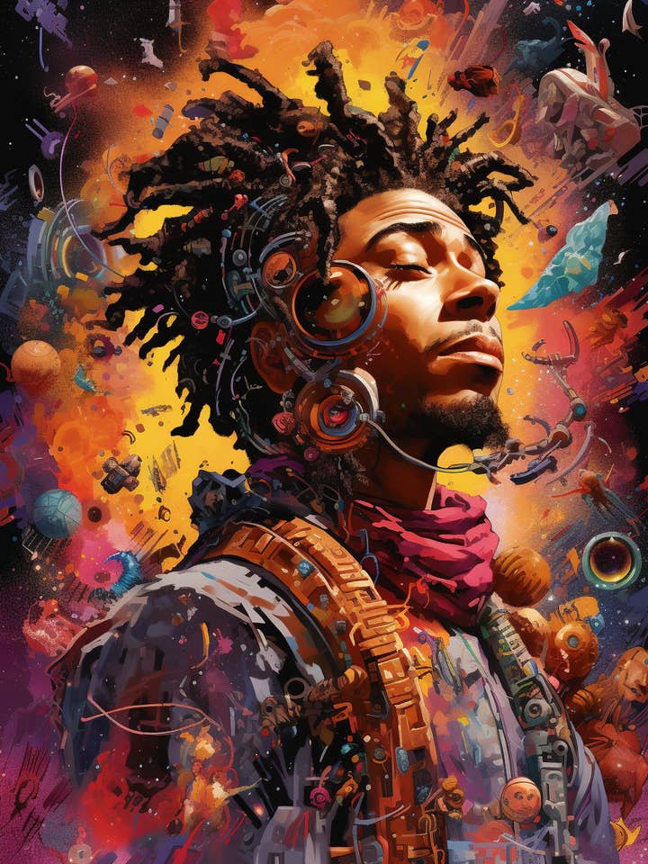 Serie Digital Galaxy para venta al por mayor de Wayne Flint Digital Portraits