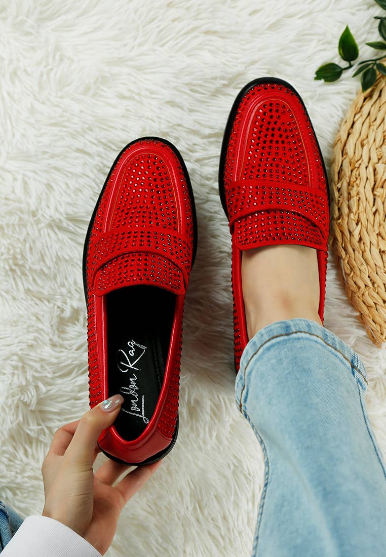 Rag Company – wholesale Loafers – Women's – Hobbs Rhinestones Embellished Loafers11