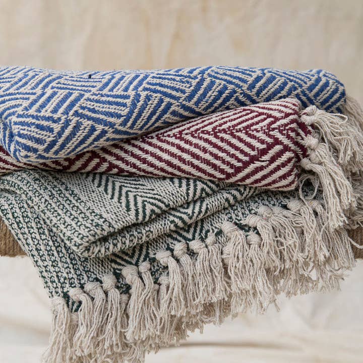 Kapda Casa - Wholesale Throw Blanket - Manta Imperial | Azul | 130x150 cm2