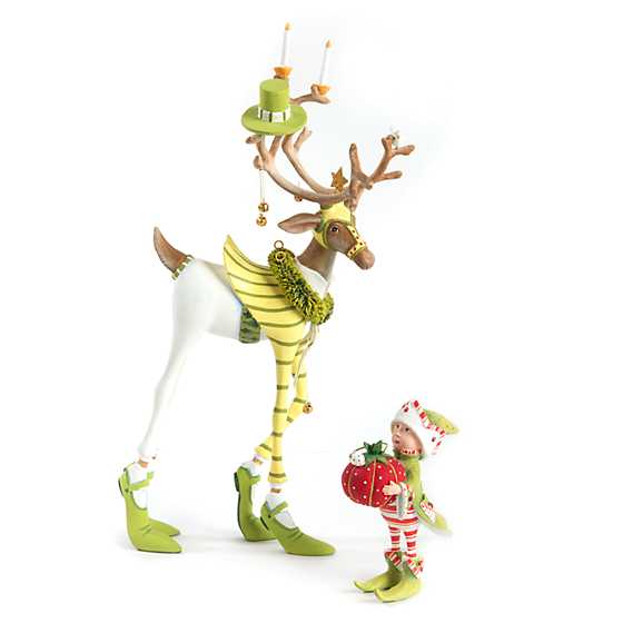 Patience Brewster by MacKenzie-Childs - Wholesale Decorative Figurine - Patience Brewster Dash Away Prancer Reindeer Figure
