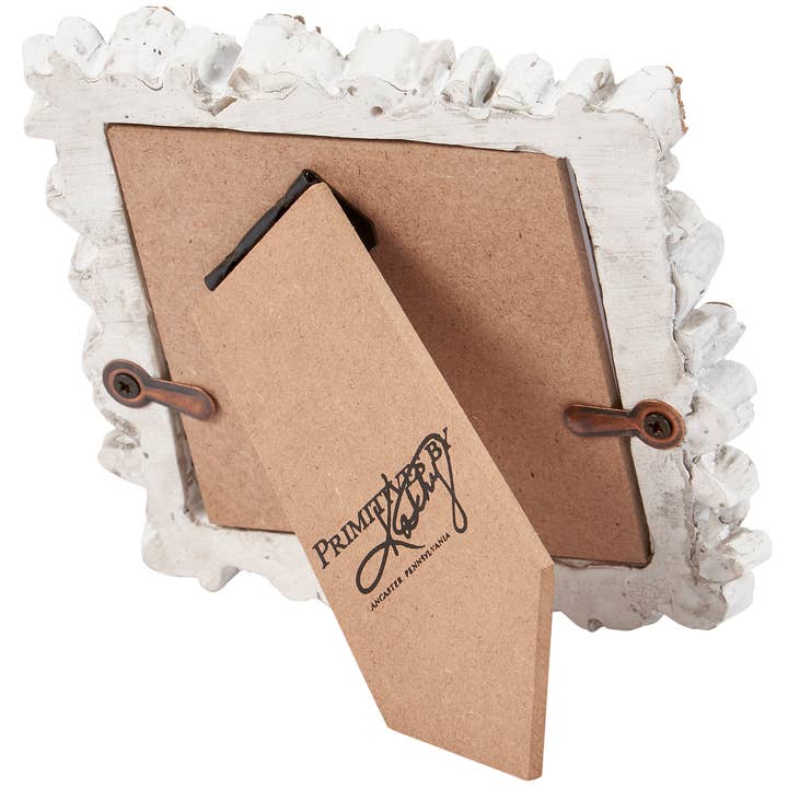 Primitives by Kathy - Wholesale Picture Frame - White Rose Photo Frame1