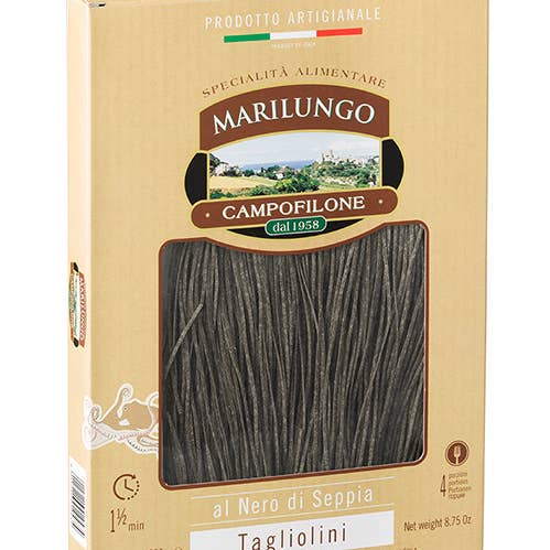 Gourmandise - Wholesale Pasta - Pasta Tagliolini al nero di seppia Marilungo 250 g.0