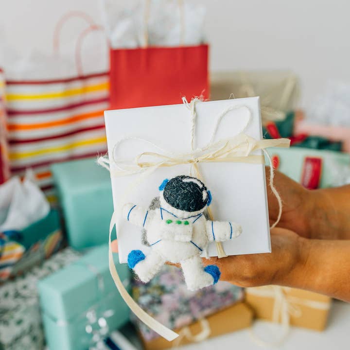 Nivas - Wholesale Ornament - Handmade Astronaut Felt Ornament