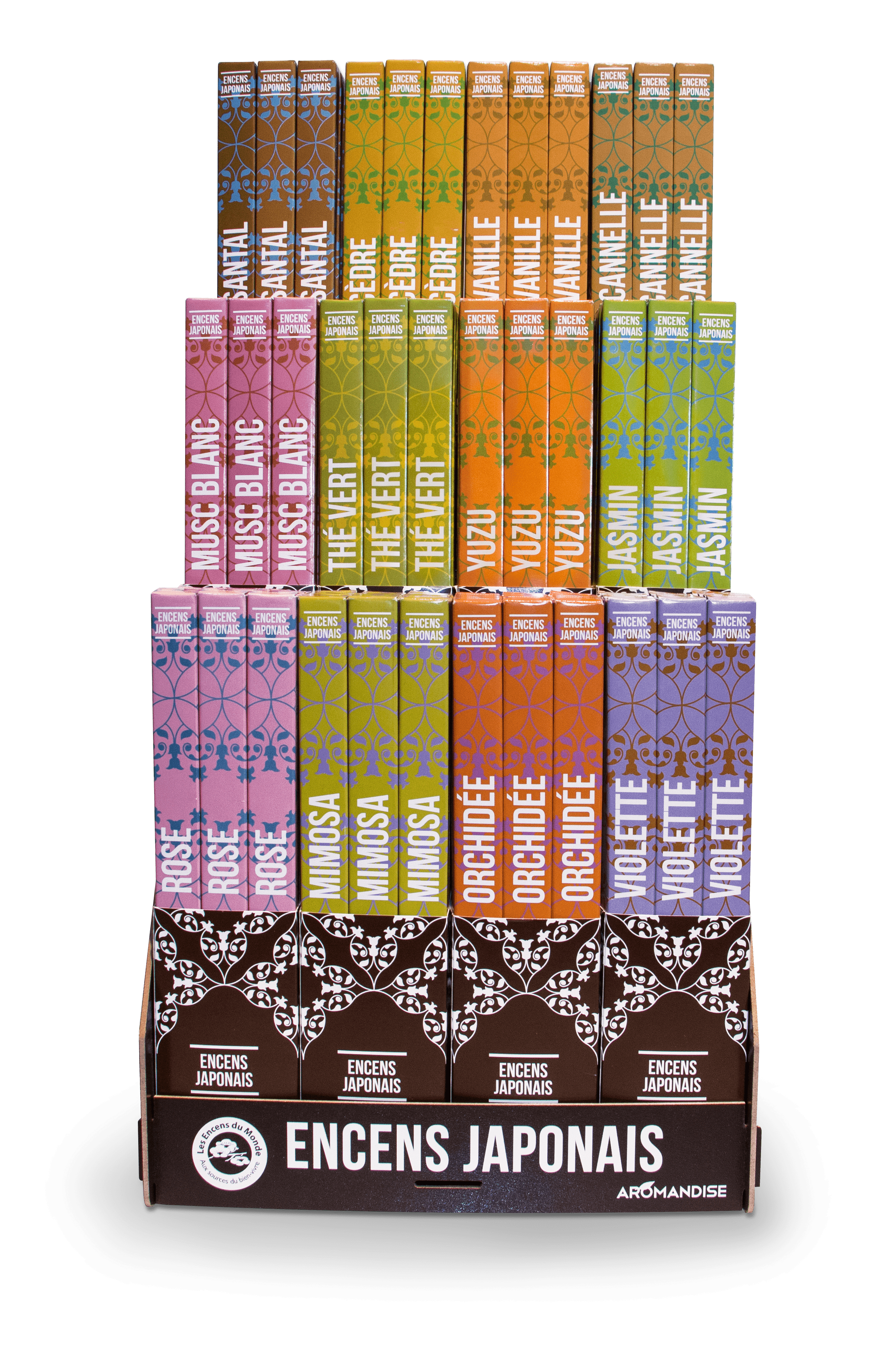 AROMANDISE - Venta al por mayor Incienso - Kit japonés de incienso con varillas de descubrimiento1