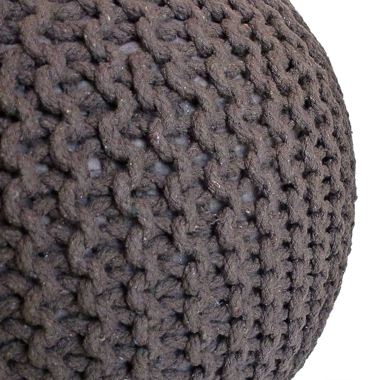 Voglrieder - Wholesale Pouf - Pouf, diameter 55 cm, knitted stool, pouf, pouf, floor cushion, large29