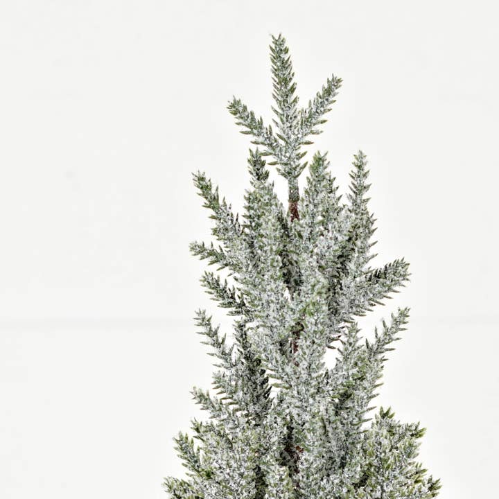 Impressive Enterprises, Inc. - Wholesale Christmas Decoration - ISB73341- 16in Snowy Blue Cypress Pine Tree
