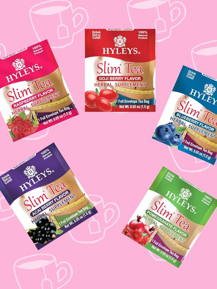42 CT 5 FLAVOR SLIM TEA ASSORTMENT for wholesale by Mekor LLC