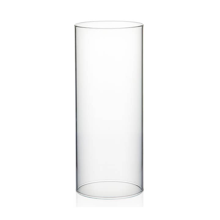 WGV International - Wholesale Candle Holder - WGV Clear Hurricane Candle Shade Chimney Tube- 4" x 10"H0