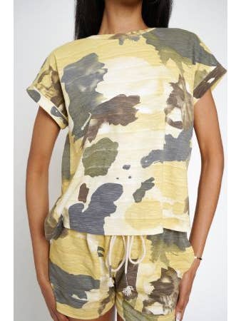 Mystree - Wholesale T-Shirt - Women's - 19132 Camo Print Top15