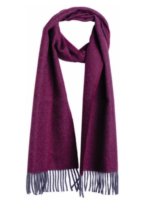 Alpakawolle langer dunkelvioletter Schal für den Großhandel von Sokisahtel I BestSockDrawer