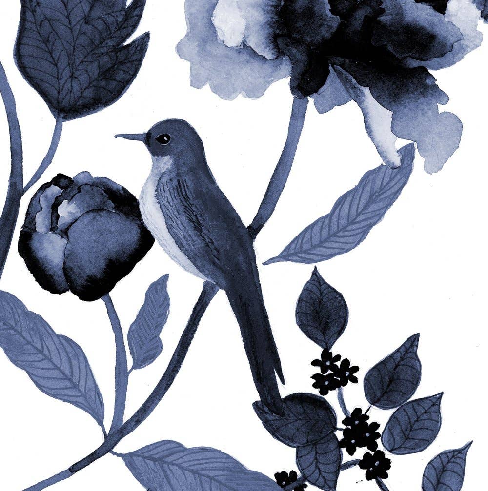 Jen Ray Studio - Wholesale Art Print - Indigo Botanical Watercolor Giclee Fine Art Print1