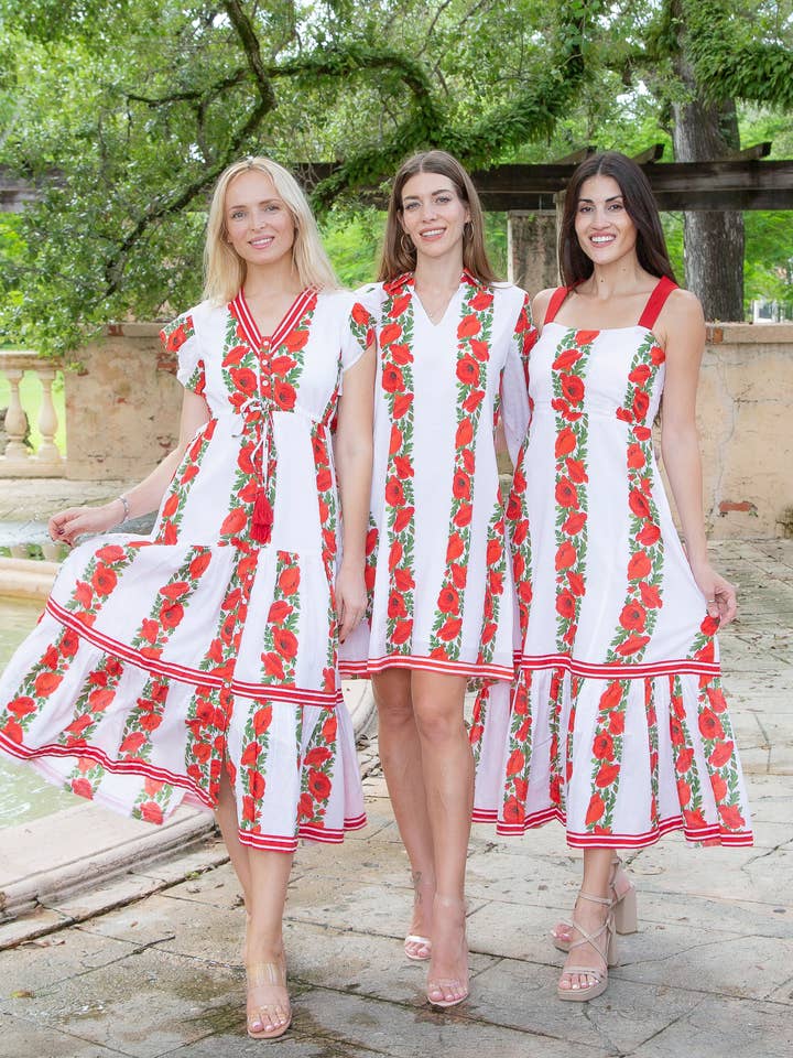 IslaPayal – wholesale Dress – Women's – BERGEN MINI | POPPY FIELD4