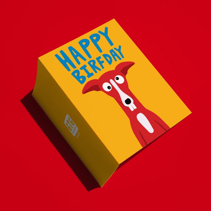 Good Time Goods - Wholesale Birthday Card - "Happy Birfday" Greeting Card0