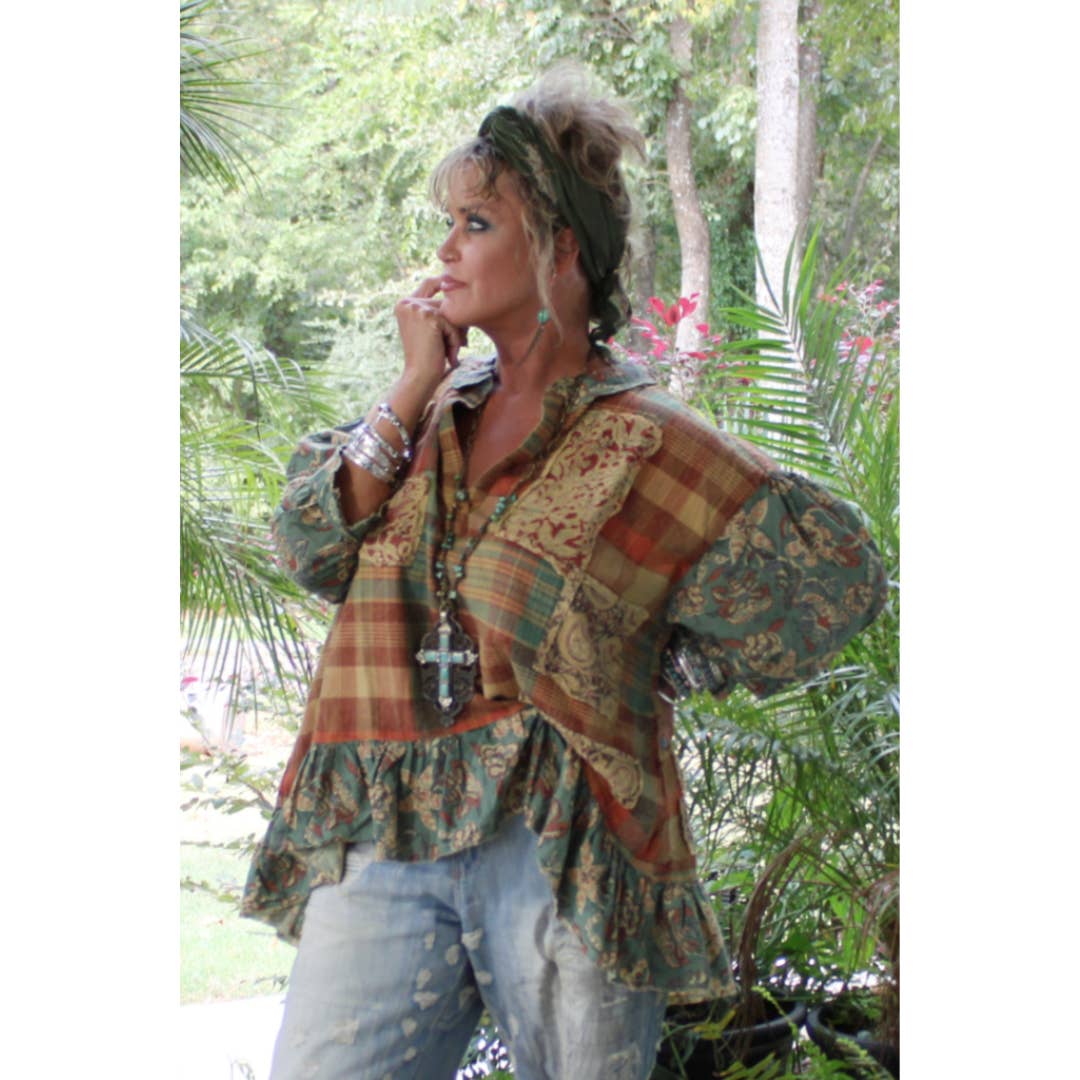 Jaded Gypsy - Wholesale Blouse - Women's - Stormy Skies Top