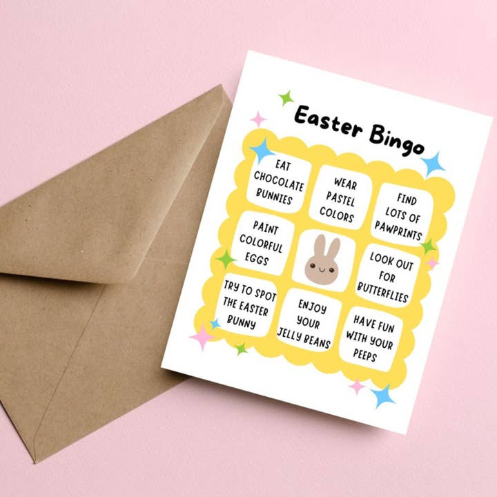 Bingo Påskehilsen Kort for engroshandel hos Feira Pop