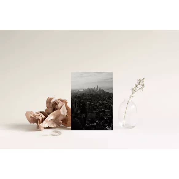 Cartolina fotografica A5 Skyline di New York per la vendita all'ingrosso da parte di In My Dreams Design