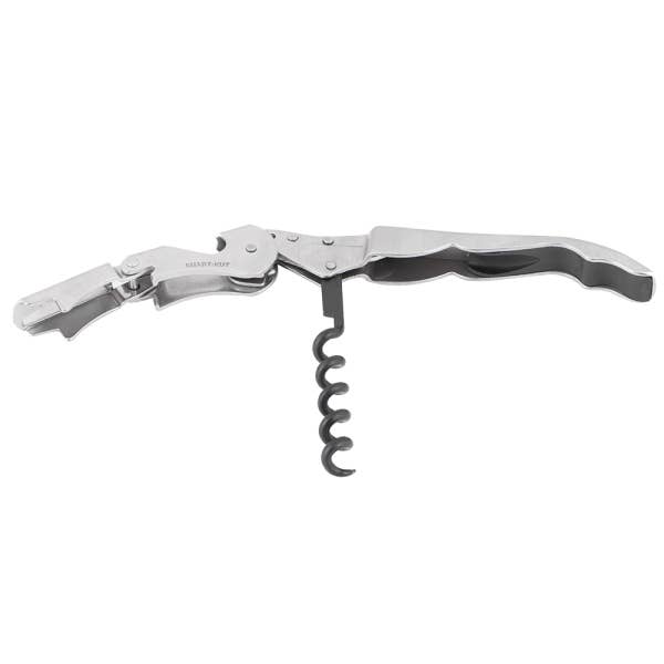 Stainless Steel Premium TSA-Approved Waiter's Corkscrew (Smart-Kut) for wholesale on Faire