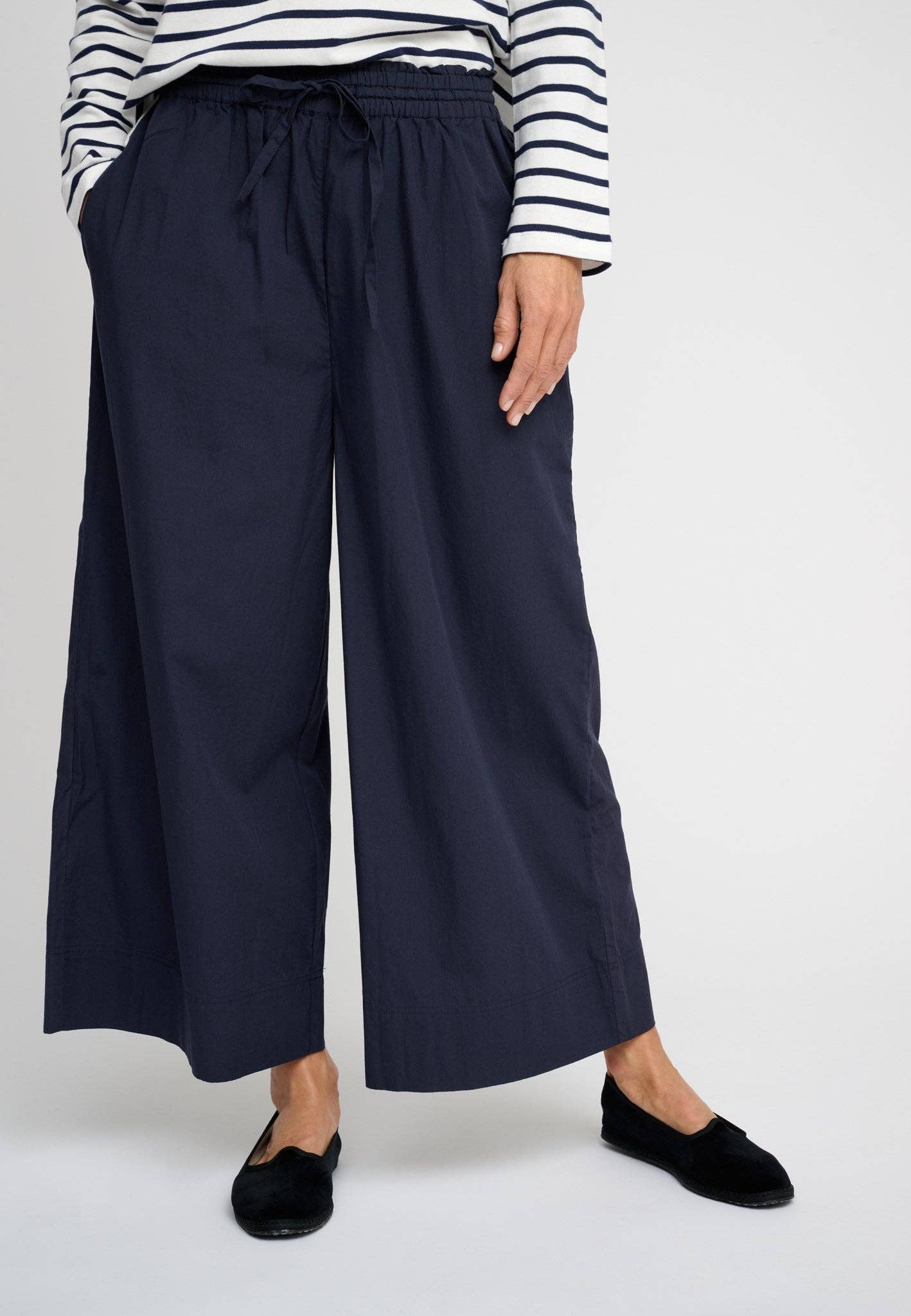 moshi moshi mind – Großhandel Hose – Damen – Storie Culotte-Hose aus Popeline