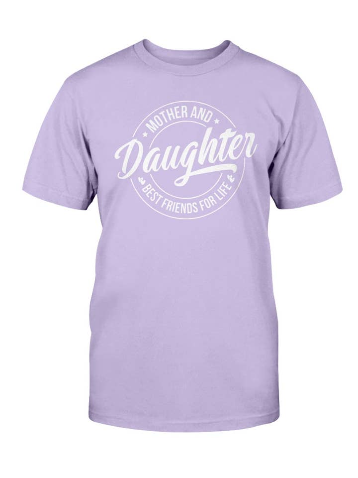 💖👯♀️ T-Shirt Ultra Algodão Mãe e Filha Melhores Amigas 👯♀️💖 por atacado de WineyBitches.Co