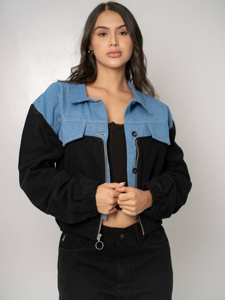 Soho - Women's Bomber Denim Jacket for wholesale by Alien