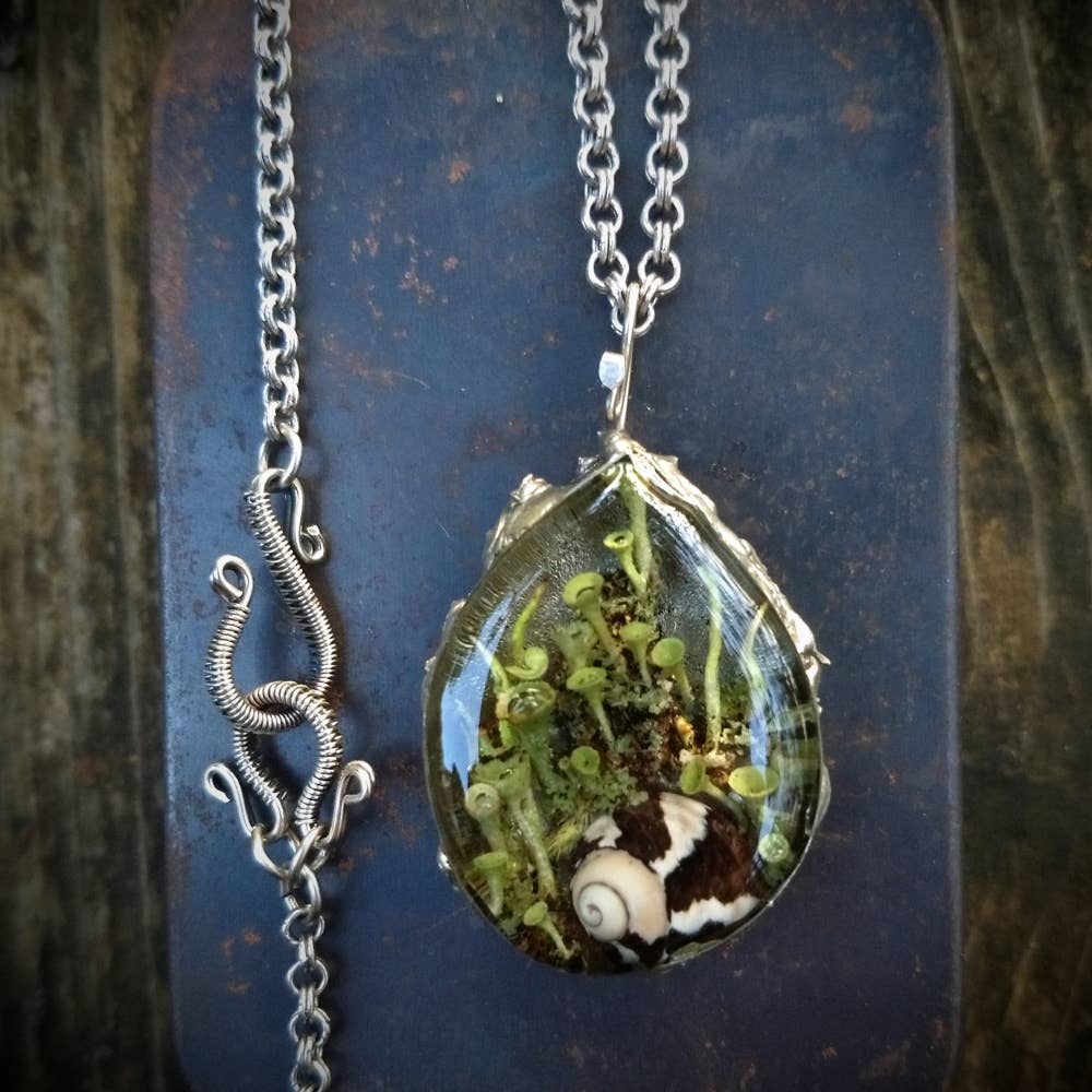 Baba Yaga - Wholesale Pendant/Charm Necklace - Underwater Garden Necklace - Small8