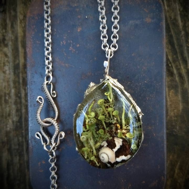 Baba Yaga - Wholesale Pendant/Charm Necklace - Underwater Garden Necklace - Small8