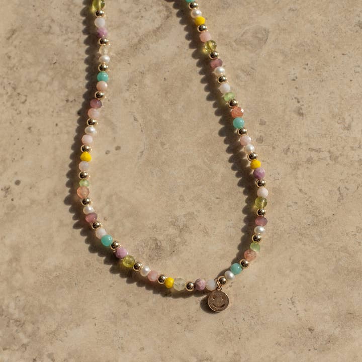 VIE EN BLEU - Wholesale Beaded/Pearl Necklace - Makenzie necklace2