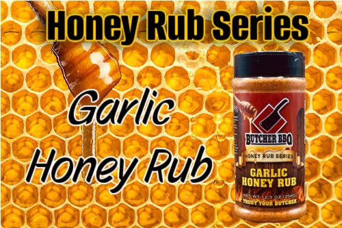 Butcher BBQ Inc - Wholesale Rub - Honey Rub Garlic Flavor- Sweet Honey with Rich Garlic Taste3