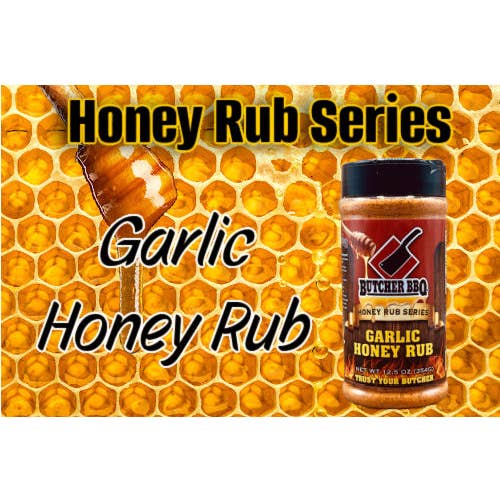 Butcher BBQ Inc - Wholesale Rub - Honey Rub Garlic Flavor- Sweet Honey with Rich Garlic Taste3