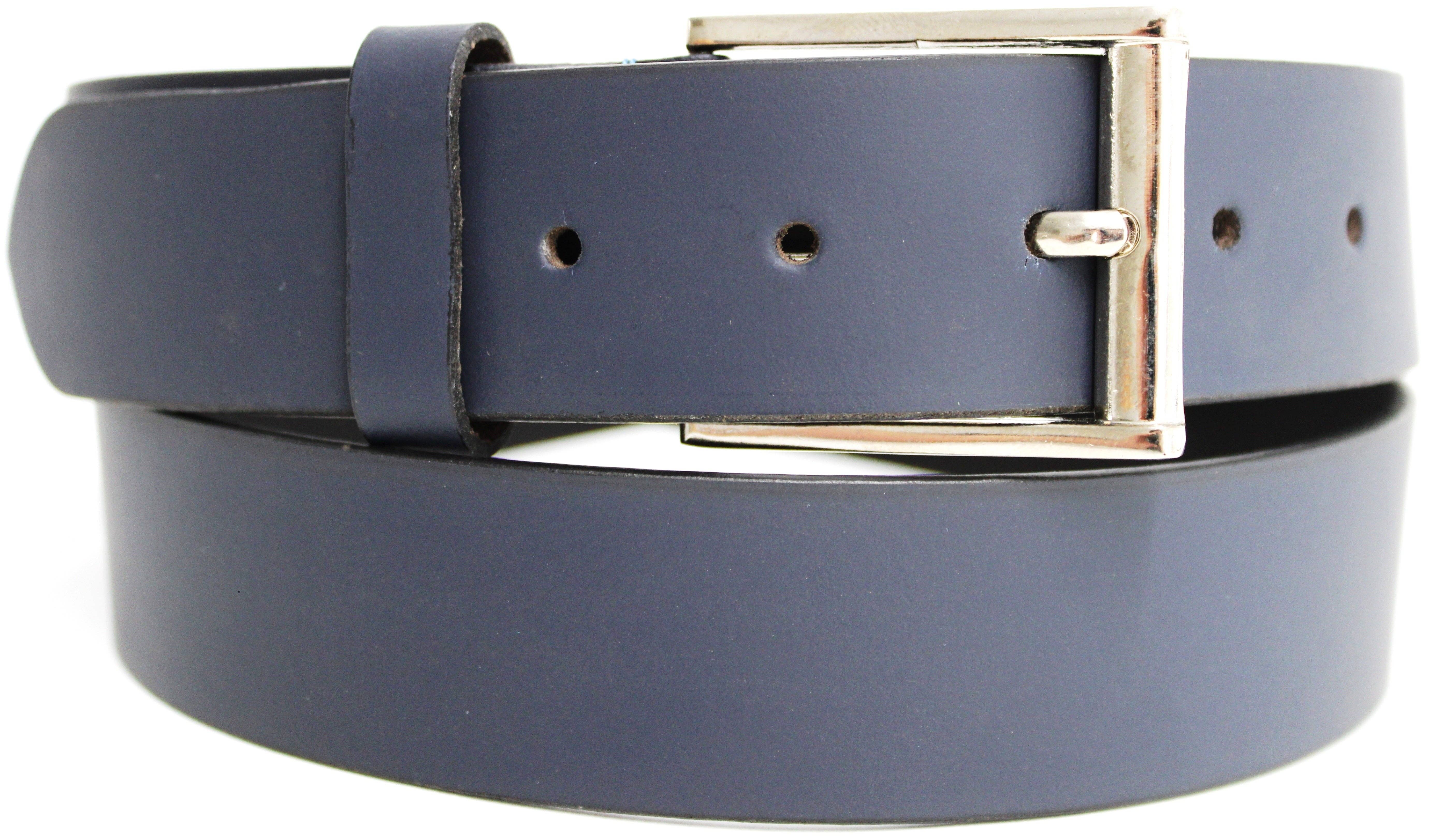 hide & chic – wholesale Belt – Women's – Genuine Full Grain Leather Belt. Colour: Navy.3