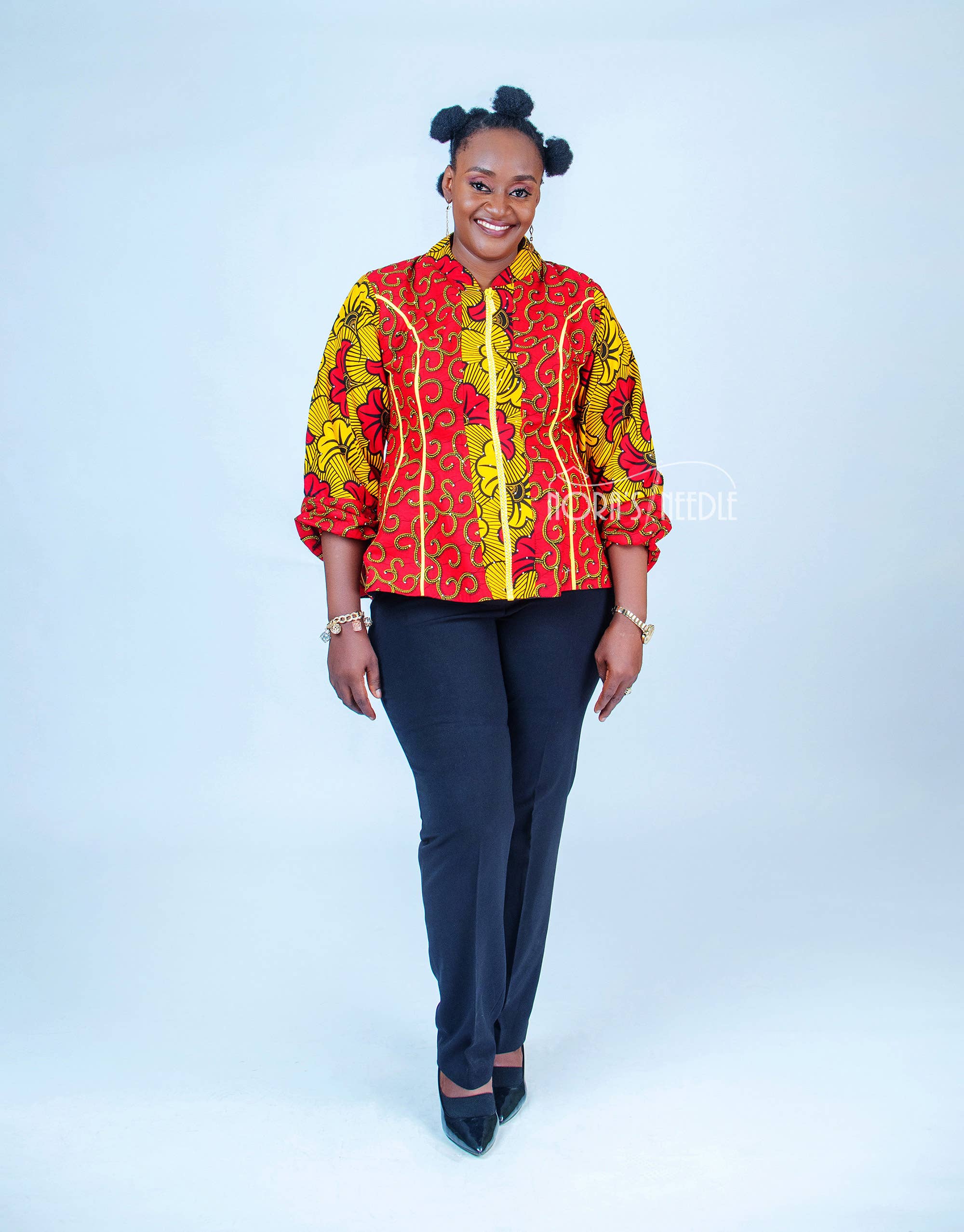 Nora's Needle – wholesale Jacket – Women's – Folashade Ankara Jacket/ African Print Jacket0