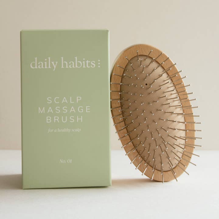 Brosse de massage pour cuir pour la vente par Daily Habits