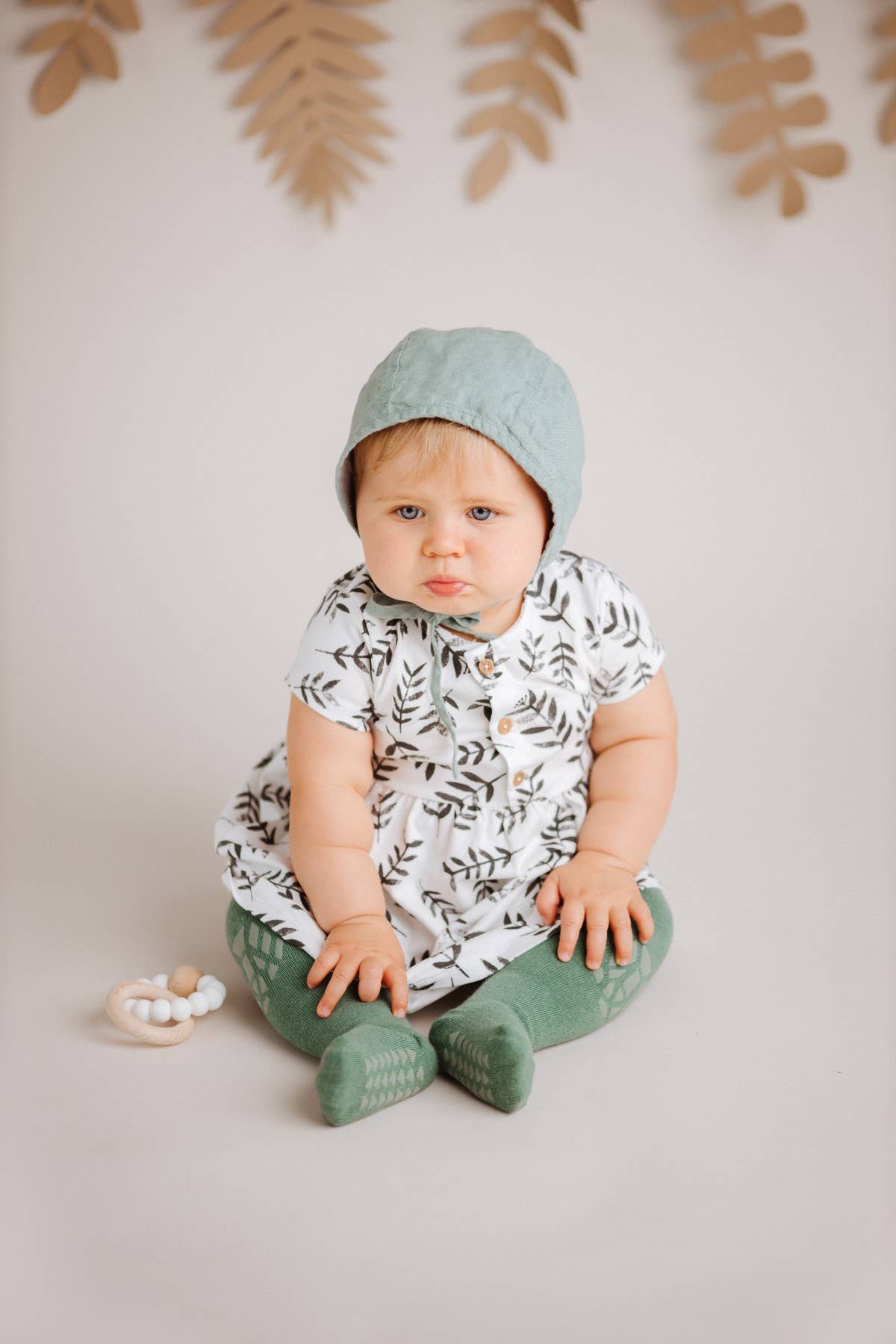 Olie the Curious - Wholesale Socks - Kids - Green Forest Tales Crawling Tight11