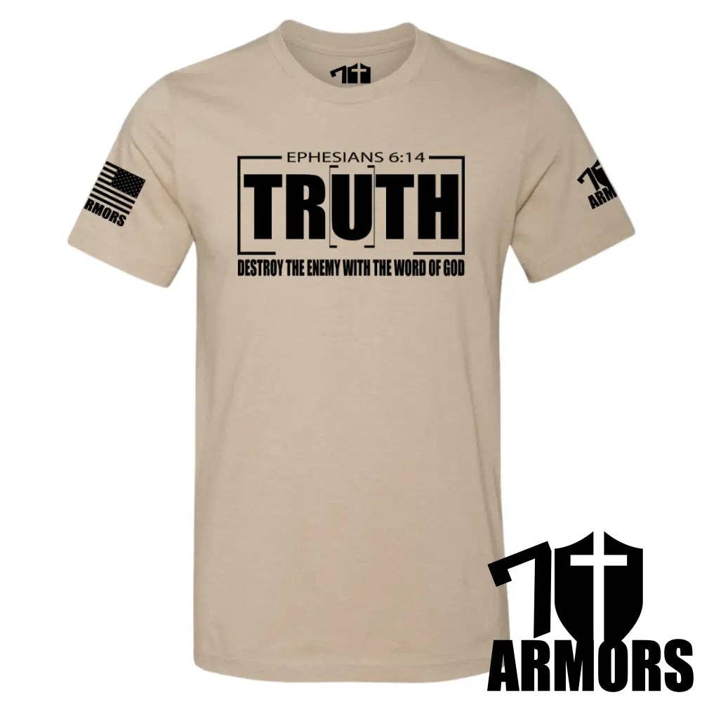 7 ARMORS APPAREL - Wholesale Screen Printed T-Shirt - Men's - BELT OF TRUTH T-SHIRT2