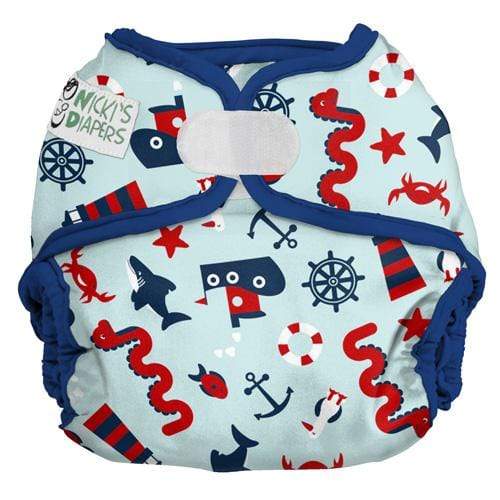 Nicki's Blöjor H&L Skal - Nautisk Nessie - OS för wholesale av Nicki's Diapers (Planetwise Wholesale)