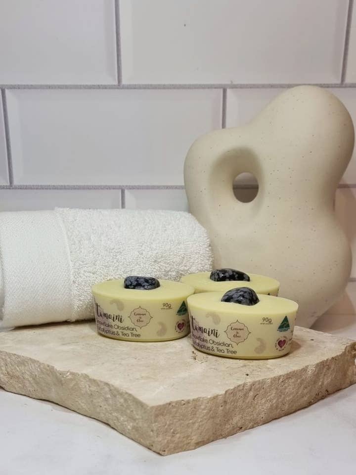 Handmade Crystal Soap Bar – Tumaini for wholesale by Cinnamon & Clove