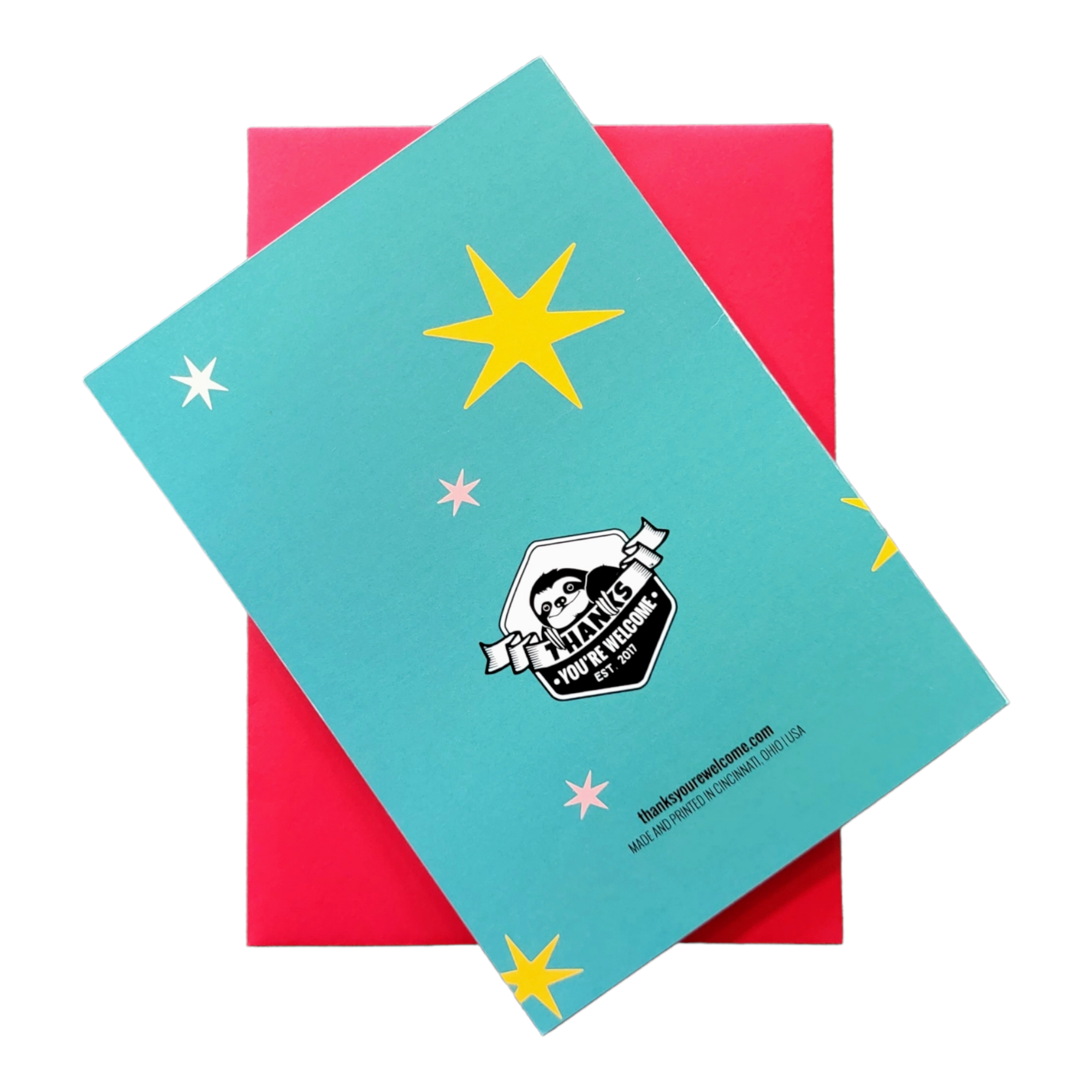 Thanks You're Welcome – Großhandel Weihnachtskarte – AUSVERKAUF - Rockin' Around the Christmas Tree - 5x7 Grußkarte1