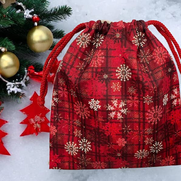 H-H - Wholesale Gift Bag - Christmas Drawstring Gift Bag; 310TV.