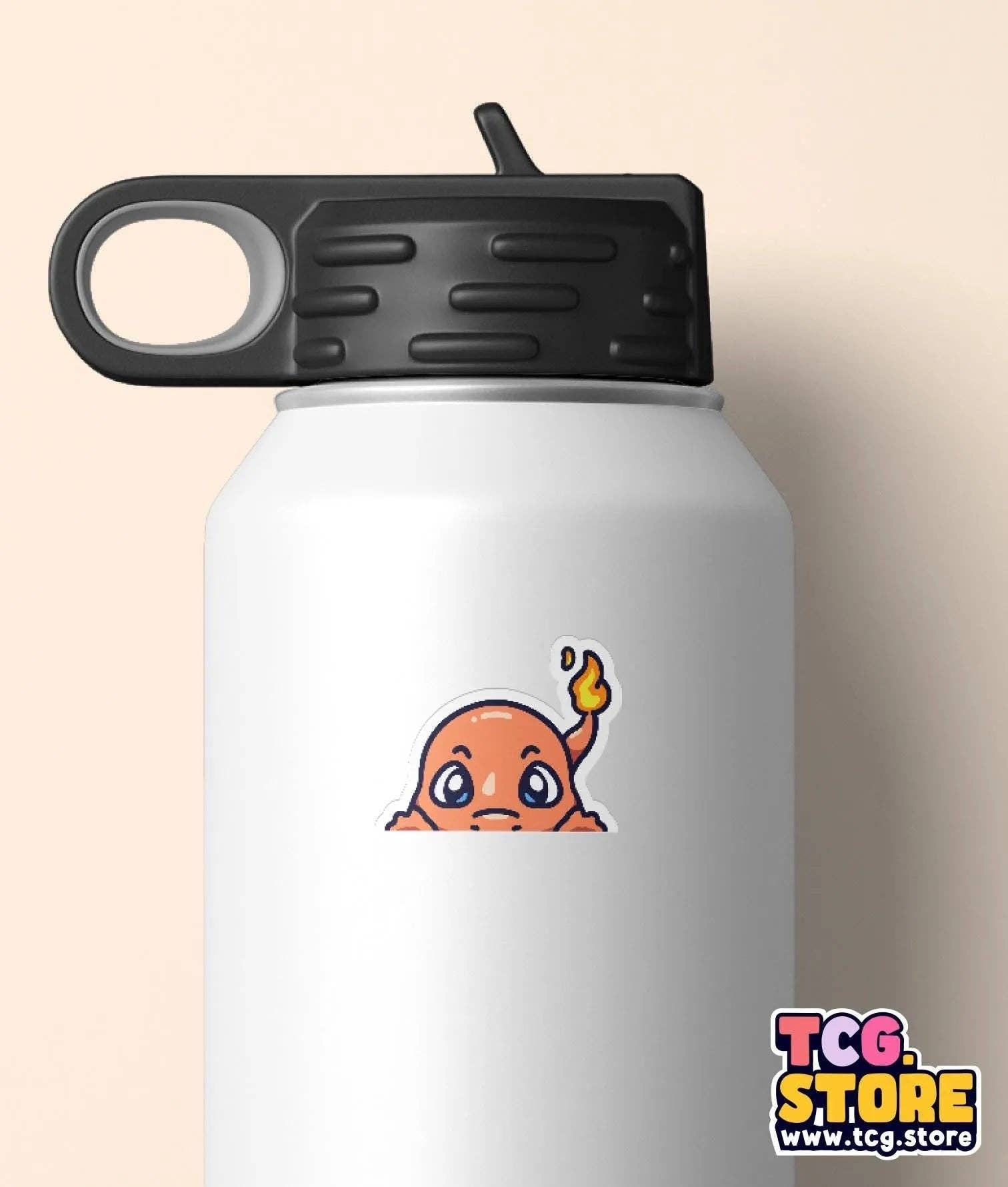 TCG.Store - TCGDOTSTORE - Wholesale Sticker - Charmander Peeking Pokémon Sticker3