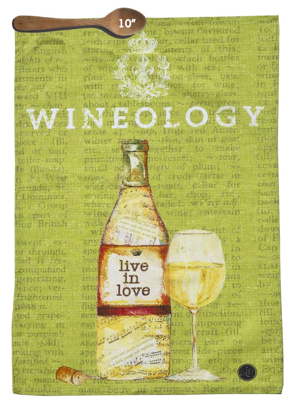 SIP - Vendita all'ingrosso Strofinacci - Asciugamano da cucina «Wine Series Green»1