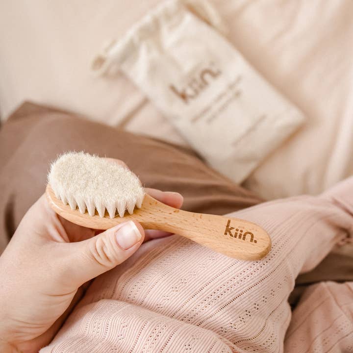 Kiin Baby - Wholesale Hair Brush/Comb Set - Kids & Baby - Wooden Baby Brush + Comb Set5
