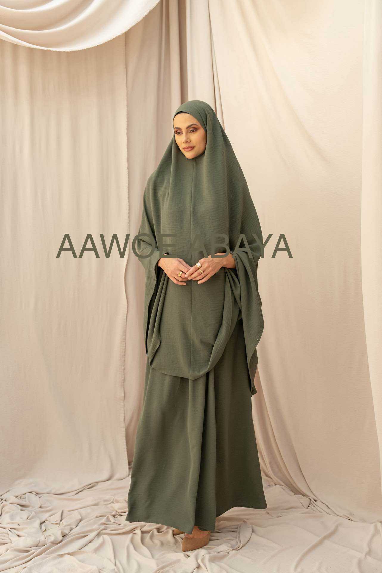 Aawoe Abaya - Wholesale Tops Set - Women's - Jilbab Janne Ready-to-Wear Elegant - 2801-SET56