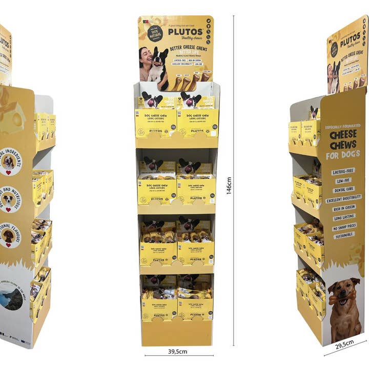 PLUTOS CHEWS - Vendita all'ingrosso Snack - Cani - Chew dentale per cani al formaggio e anatra M (20 pezzi)5