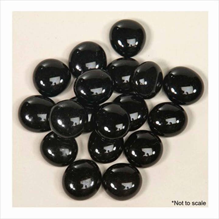 Glass Decor Marbles Black for wholesale on Faire