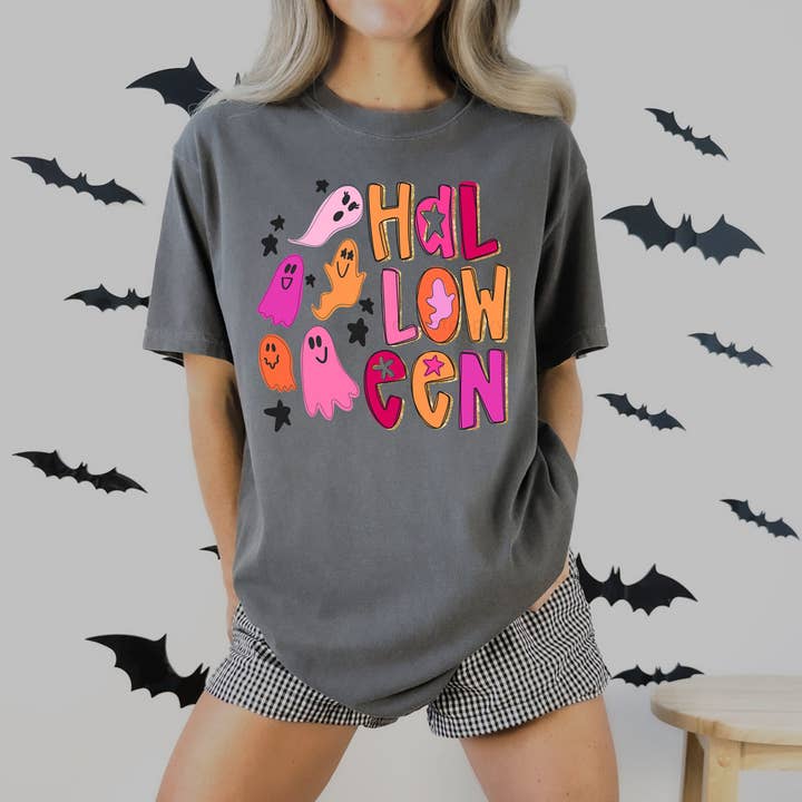 Preppy Halloween DTF Heat Transfer for wholesale by Trendy Transfers